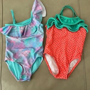 Jumpin Beans - Cat & Jack 3t swim lot mermaid strawberry